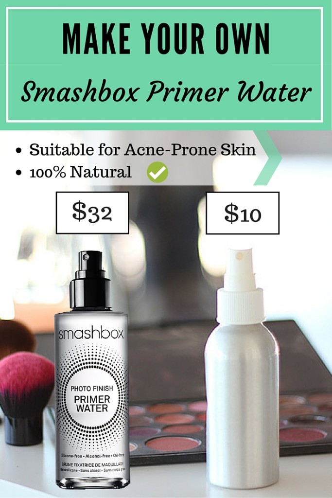 diy smashbox primer water / makeup setting spray