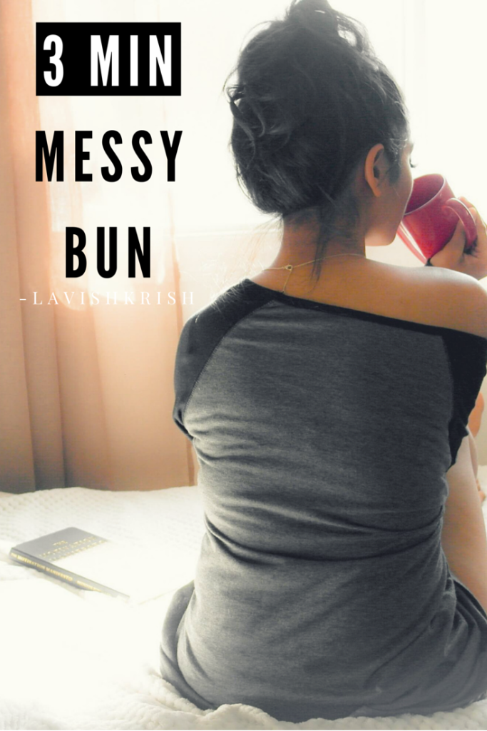 3 Min Messy Bun | Hair Updo 